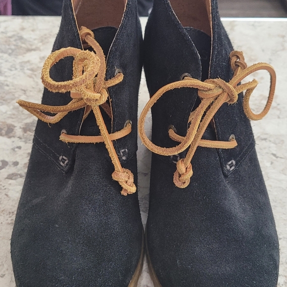 Womens 8 Sperry black Top-Sider wedges - Picture 2 of 5